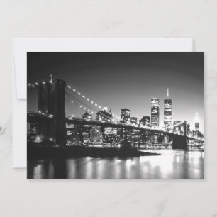Black & White New York City Invitation