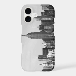 Black White New York City iPhone 7 Plus Case
