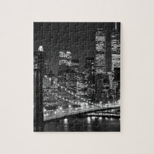 Black & White New York City Jigsaw Puzzle