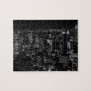 Black & White New York City Jigsaw Puzzle
