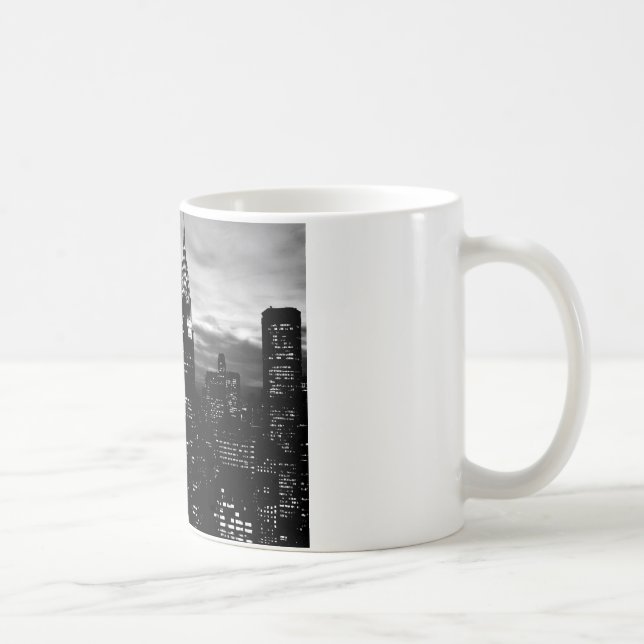 Black & White New York City Midtown Coffee Mug (Right)