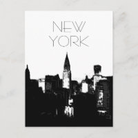 Black & White New York City Pop Art Postcards