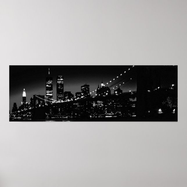 Black & White New York City Poster (Front)