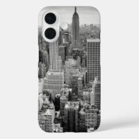 Black White New York City Skyline