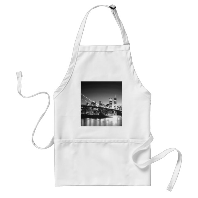Black & White New York City Standard Apron (Front)