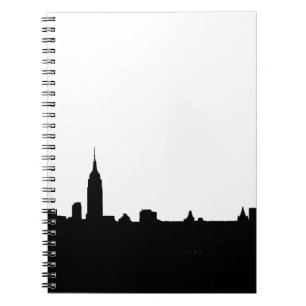 Black & White New York Silhouette Notebook