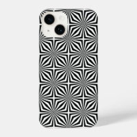 Black & White Optic Pattern iPhone Case
