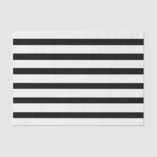 Black & White or Black & Customizable Colour Tissue Paper