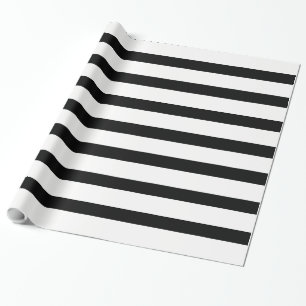 Black & White or Black & Customizable Colour Wrapping Paper