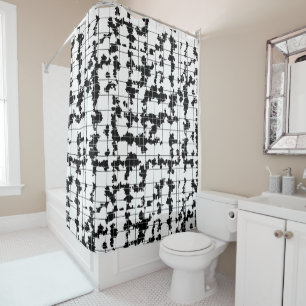 Black White Organic Abstract Art Design