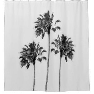Black & White Palm Trio Finesse #1 #tropical #wall
