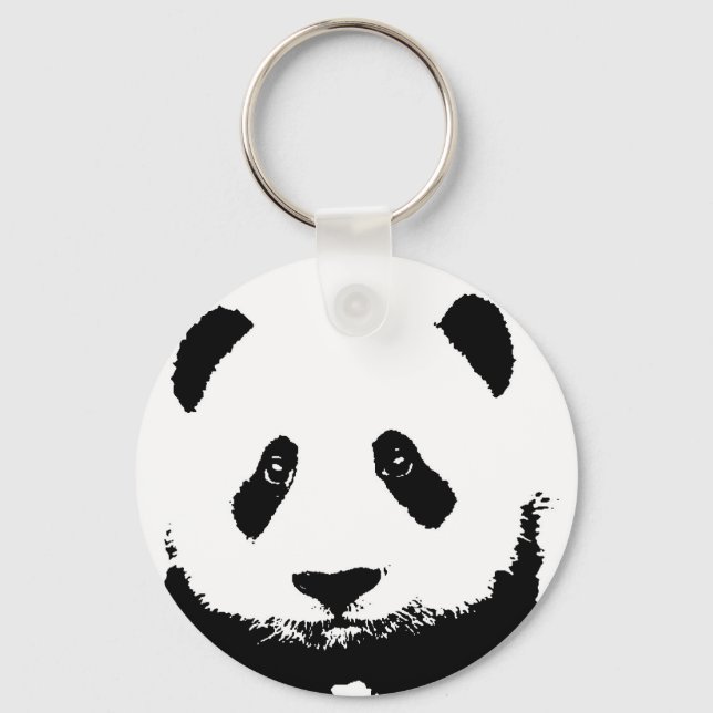 Black & White Panda Key Chains (Front)