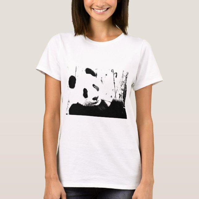 Black & White Panda T-Shirt (Front)