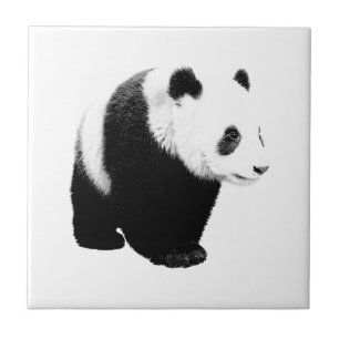 Black & White Panda Tile