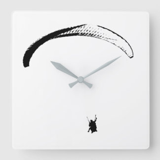 Black & White Parachute - Clock