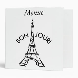 Black & White Paris 2" Ring Avery Signature Binder