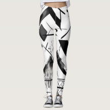 Black White Pattern Ink Watercolor Art Brushstroke