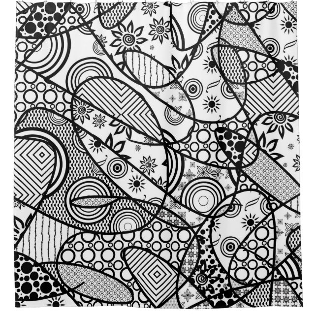 Black & White Pattern Patchwork 01 (Front)