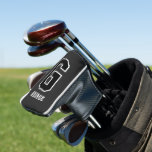 Black & White Personalized Monogram Putter  Golf Head Cover<br><div class="desc">Give his putter a personalized touch with this customizable monogram head cover. The sleek black-and-white design can be customized with his initials,  favourite colours,  and background. A practical and stylish gift for golf lovers. Click personalize to make it his today!</div>