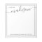 Black White Personalized Name | From The Desk Of