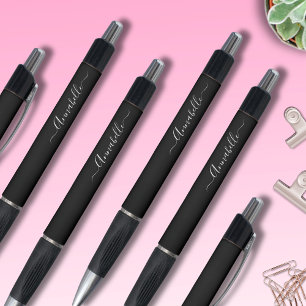  Black & White Personalized Name Pen