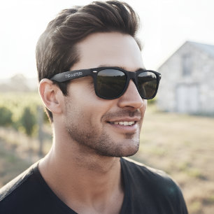 Black White Personalized Sunglasses Party Favours