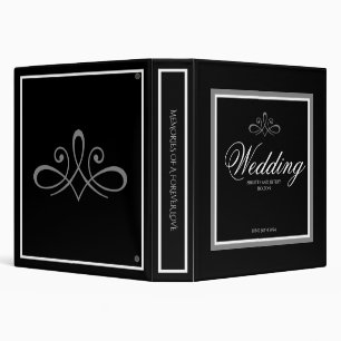 Black & white photo album 3 ring binder