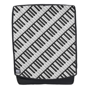 Black & White Piano Keys Backpack
