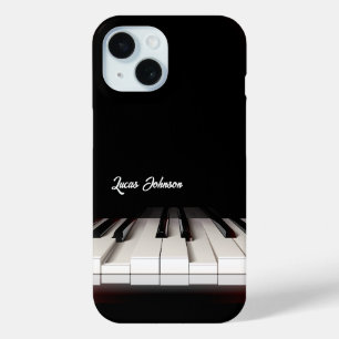 Black & White Piano Keys   Music Fan Gifts Case-Ma iPhone 15 Case