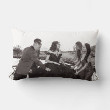 Black & White Pillow- Vasquez Family