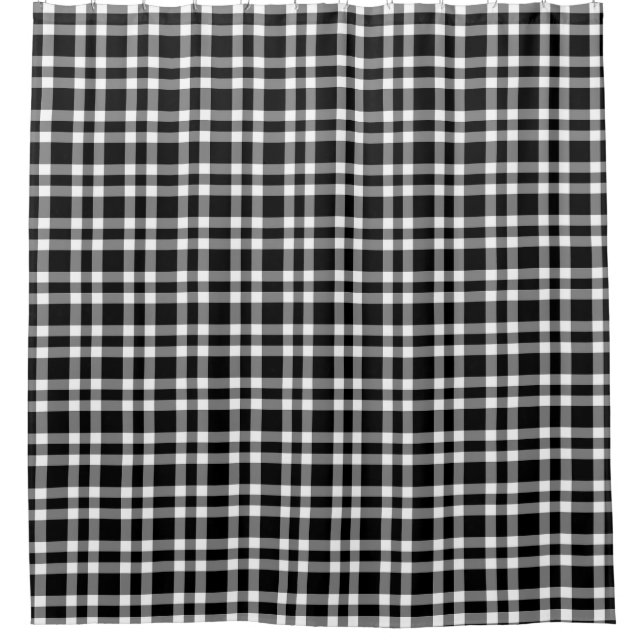 Black White Plaid Pattern (Front)