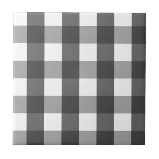 Black & White Plaid Tile