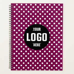 Black & White Polka Dot Custom 2026 Business Planner