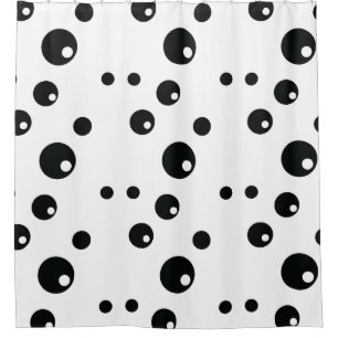 Black & White Polka Dot Pattern Design