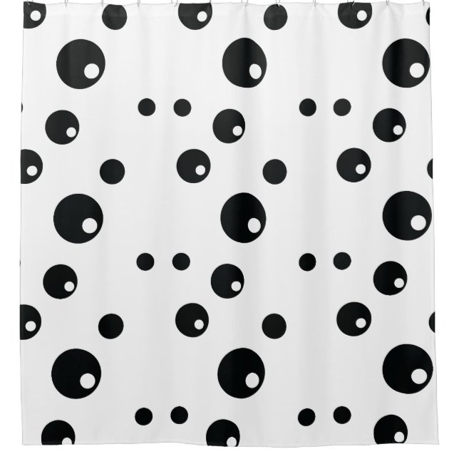 Black & White Polka Dot Pattern Design (Front)