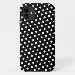 Black & White Polka Dot Pattern iPhone 5 Case