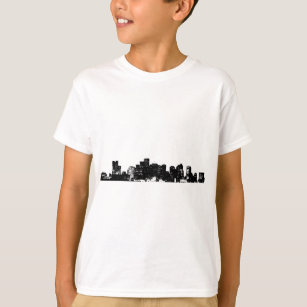 Black White Pop Art New York City T-Shirt