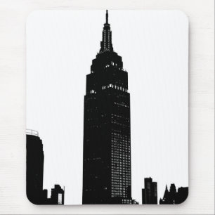 Black & White Pop Art New York Mouse Pad