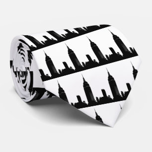 Black & White Pop Art New York Tie