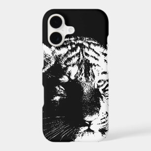Black & White Pop Art Tiger