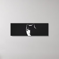 Black & White Pop Art Wolf