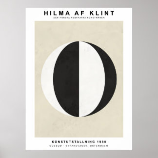 Black White Poster