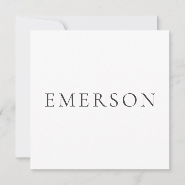 Black white professional minimalist modern plain  (Front)