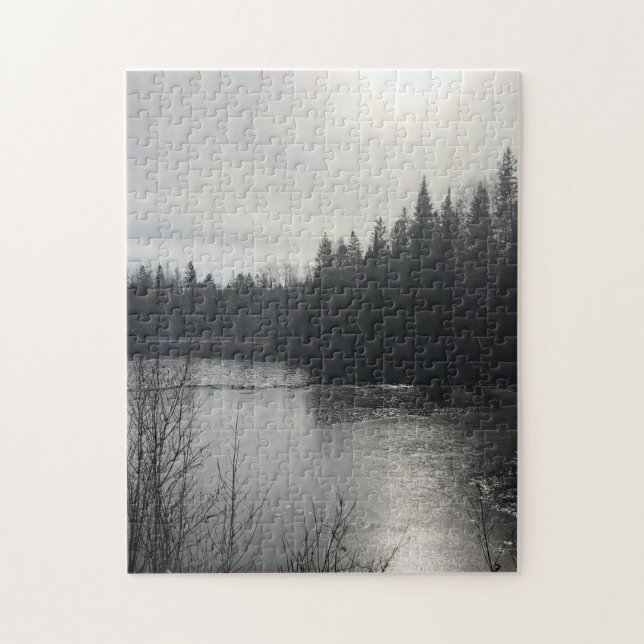 Black White Puzzle (Vertical)