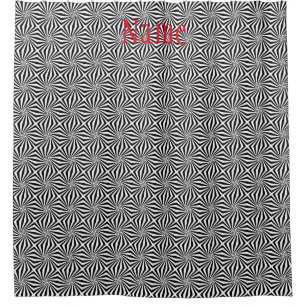Black White Radiating Pattern Thunder_Cove
