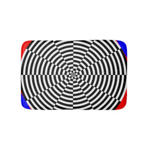 Black & White Radiation by Kenneth Yoncich Bath Mat
