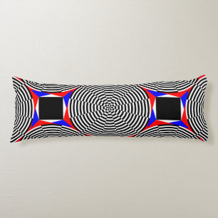 Black & White Radiation by Kenneth Yoncich Body Pillow