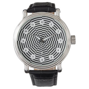Black & White Radiation(Classic)by Kenneth Yoncich Watch