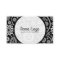 Black & White Retro Flower Paisley-Template