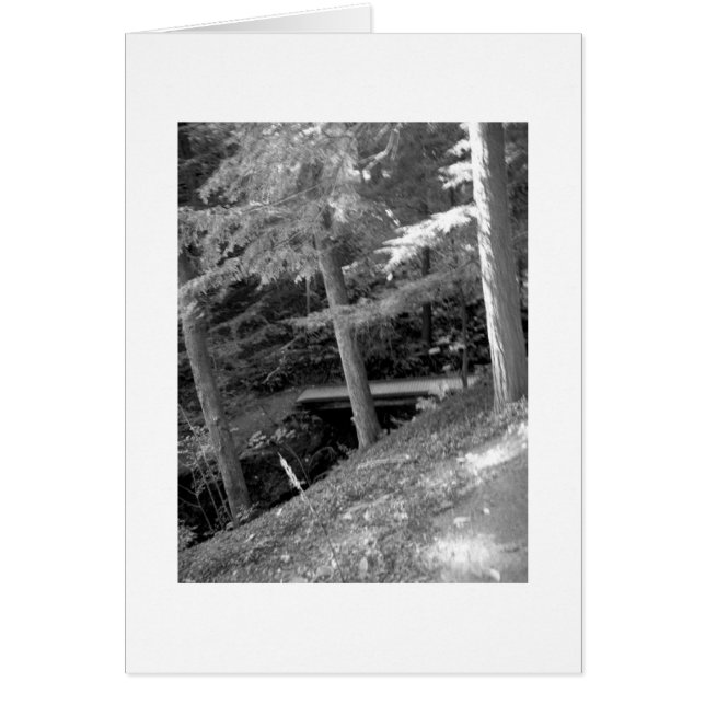 Black & White Root Glen Card (Front)